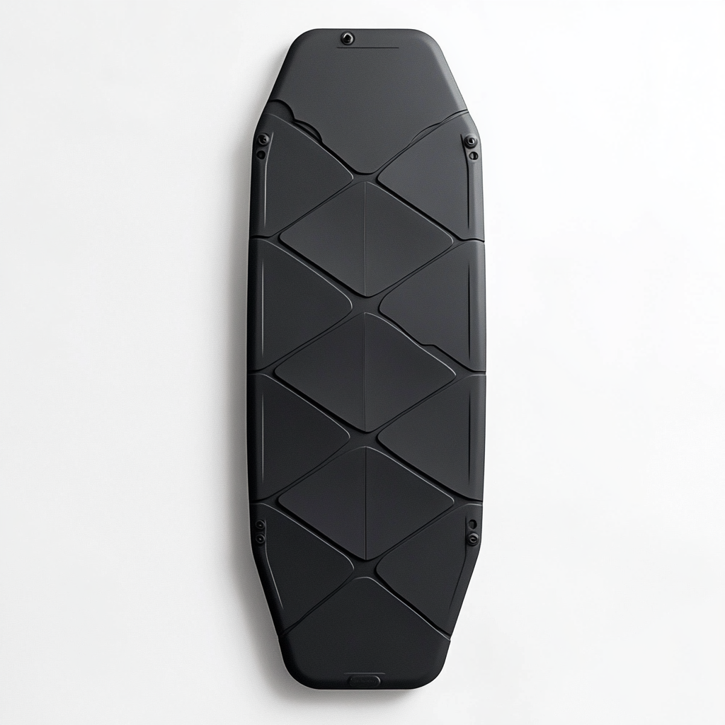 Docka Modular Swim Board - Kickboard & Pull Buoy Hybrid - Professional Grade Training System - Space Saving - Matte Black
