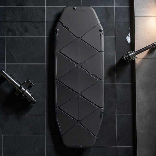 Docka Modular Swim Board - Kickboard & Pull Buoy Hybrid - Professional Grade Training System - Space Saving - Matte Black